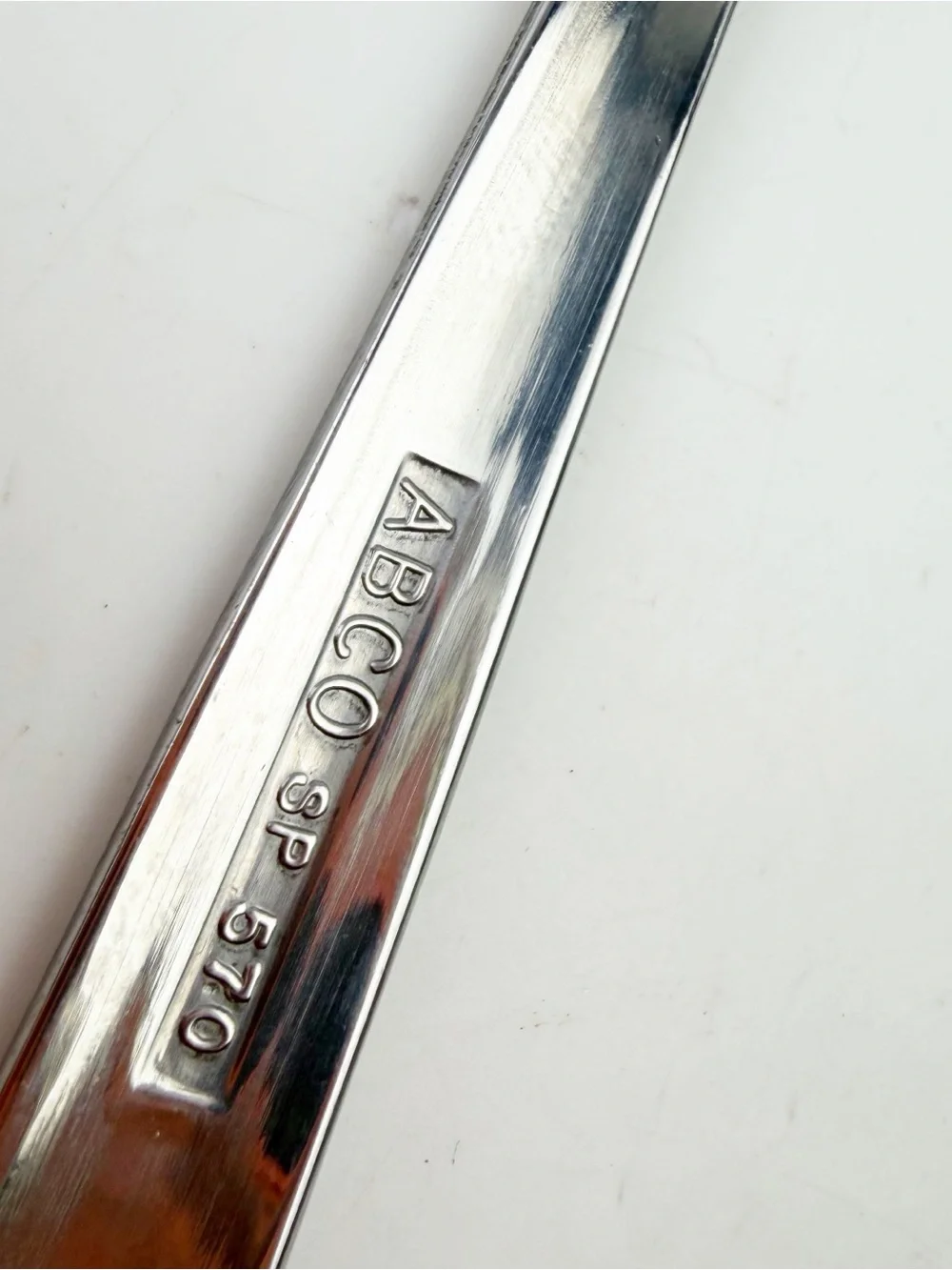 Vtg United Airlines Stainless Steel ABCO THL Fish Scale 13 pc Cutlery Spoon Fork